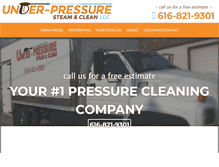 Tablet Screenshot of grandrapidspressurewashing.com